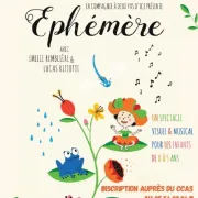 Mois de la petite enfance : spectacle Ephémère