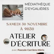 Moment écriture à la Médiathèque Charles Galtier