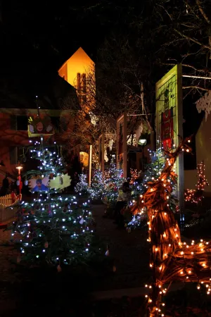 Les illuminations du Marché de Noël de Neuenburg