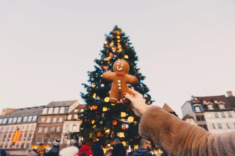 L'emblématique sapin de Noël de la Place Kléber à Strasbourg,