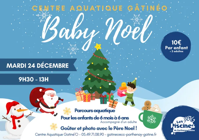 Noël pour les bébés nageurs