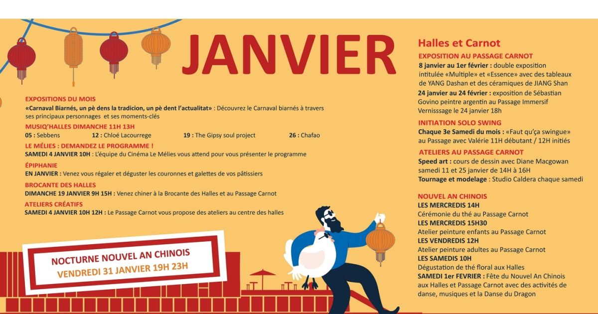 Nouvel An Chinois Pau 2025 date, horaires, exposants