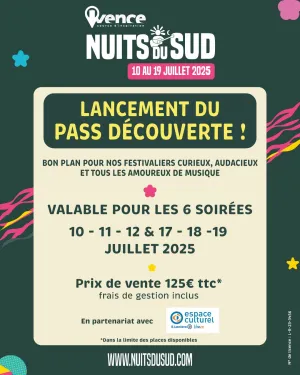 Nuits du Sud 2025 : pass découverte à prix réduit