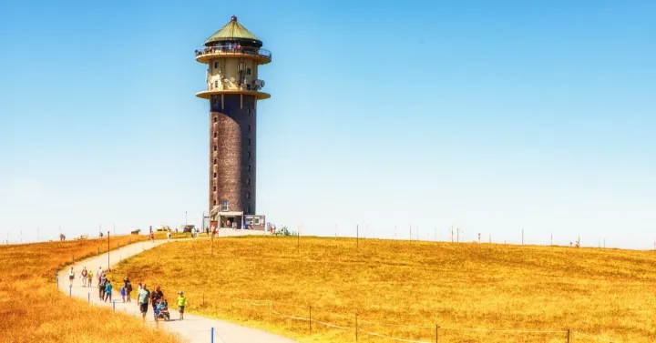 Observer le sublime paysage depuis la tour Feldberg