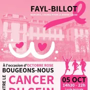 Octobre Rose A Fayl-Billot- Marche, Courses A Pied