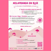 Octobre rose : marche Milafranga en rose