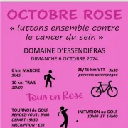 Octobre rose - tournoi de golf, rando et trail