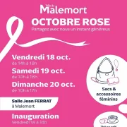 Octobre Rose : vente de sacs et accessoires