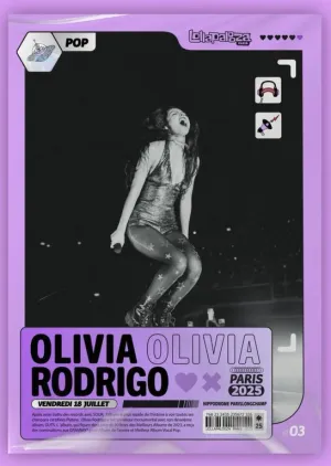 Olivia Rodrigo est la tête d'affiche du vendredi soir au Lolla 2025