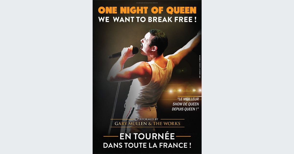 Concert One Night Of Queen Performed By Gary Mullen &the Works à Lille