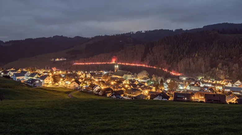 Panorama d'Oberharmersbach et son Sentier des Contes Illuminé
