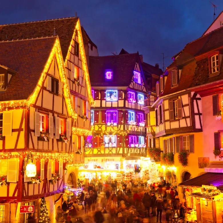 Vous accédez facilement au marché de Noël de Colmar grâce au parking relais.