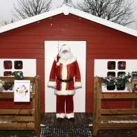 Le Père Noël de passage à Biesheim 🎅🏼 DR