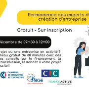 Permanence des experts de la création d'entreprise