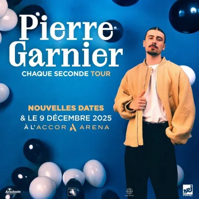 Nouvelles dates près de chez vous pour Pierre Garnier et son Chaque Seconde Tour