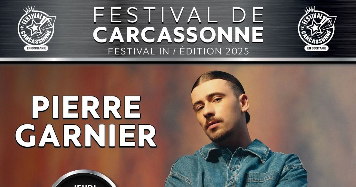 Concert Pierre Garnier Festival de Carcassonne 2025 Théâtre Jean