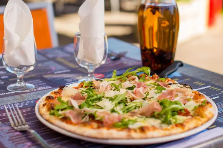 Une bonne pizza chez Paradiso, avant le dessert glacé