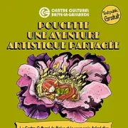 Poucette une aventure artistique partagée: Fabrique des fleurs magiques en papier (Centre Culturel)