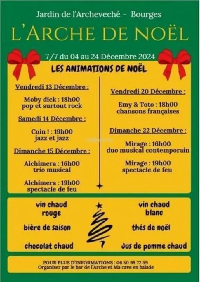 Programmation Arche de Noël