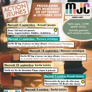 Programme Des Mercredis De Septembre Et Octobre 2024