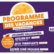 Programme des vacances Halloween à la médiathèque de Ste Savine