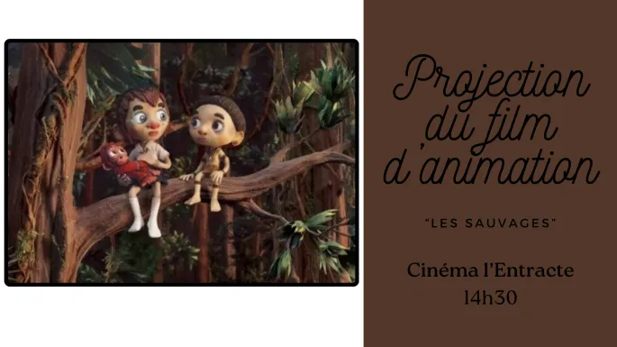 Projection du film d'animation Sauvages