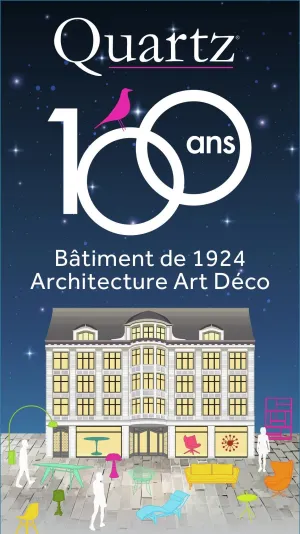 Le bâtiment qui abrite Quartz fête ses 100 ans