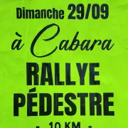 Rallye pédestre à Cabara