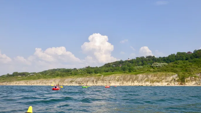 Randonnée en kayak au pied des Roches noires