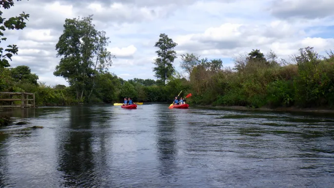 Randonnée en kayak sur la Touques