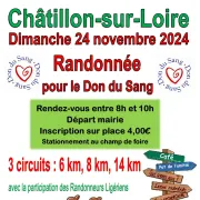 Randonnée pédestre pour le don du sang