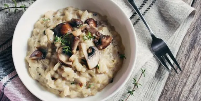 Recette : mon risotto aux champignons d'automne