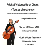 Récital violoncelle et chant