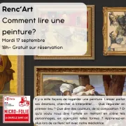 Renc\'art - Comment lire une peinture?