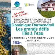 Rencontre avec Dominique Darmendrail : les grands défis liés à l\'eau