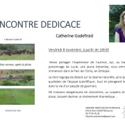 Rencontre dédicace : Catherine Godefroid