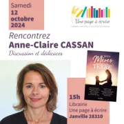 Rencontre et dédicace avec Anne-Claire Cassan