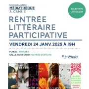 Rentrée Littéraire participative à la Médiathèque