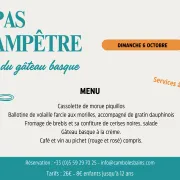 Repas champêtre de la Fête du gâteau basque