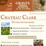 Repas concert au Château Clare - Portes ouvertes AOC Graves