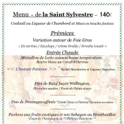 Repas de la Saint Sylvestre