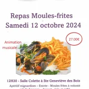 Repas moules/frites