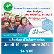 Réunion d\'information : Mon budget, ma retraite et moi !