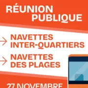 Réunion publique : Navettes inter-quartiers et navettes des plages