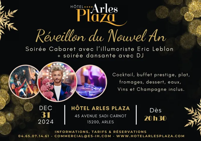 Réveillon du Nouvel An à l'hôtel Arles Plaza