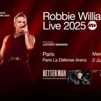 Robbie Williams sera à Paris La Défense Arena DR