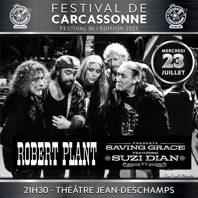 Robert Plant et The Saving Grace au Festival de Carcassonne 2025