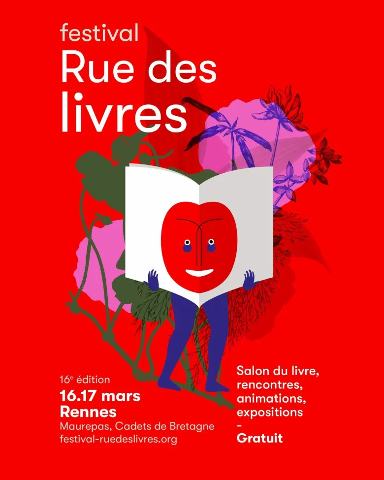 Rue des livres à Rennes