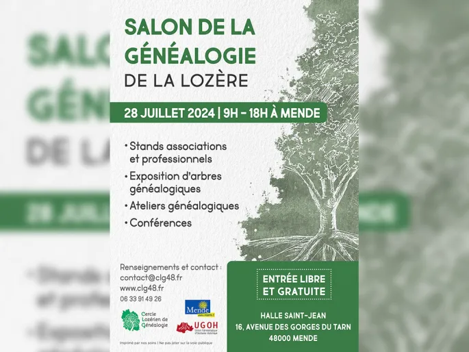 Salon De La Généalogie De La Lozère - 9ème édition