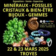 Salon Minéraux Fossiles Cristaux & Bien-Être Bijoux et Gemmes de Troyes